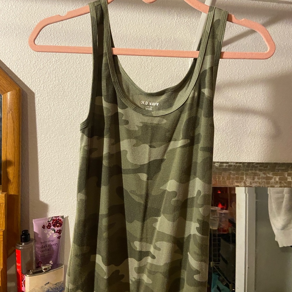 Camo tank top